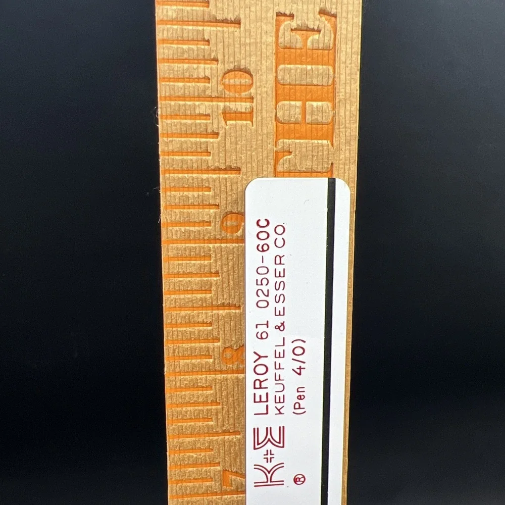 K&E Keuffel & Esser Leroy 61 0250-60C Lettering Template (Pen 4/0)